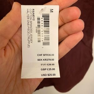 American Apparel Other - American Apparel One Piece Maroon Medium NWT American Apparel Other - American Apparel One Piece Maroon Medium NWT